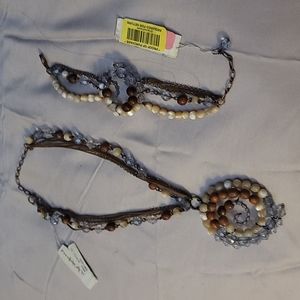 PRESTON & YORK MATCHING NECKLACE & BRACELET SET- SEE PICS